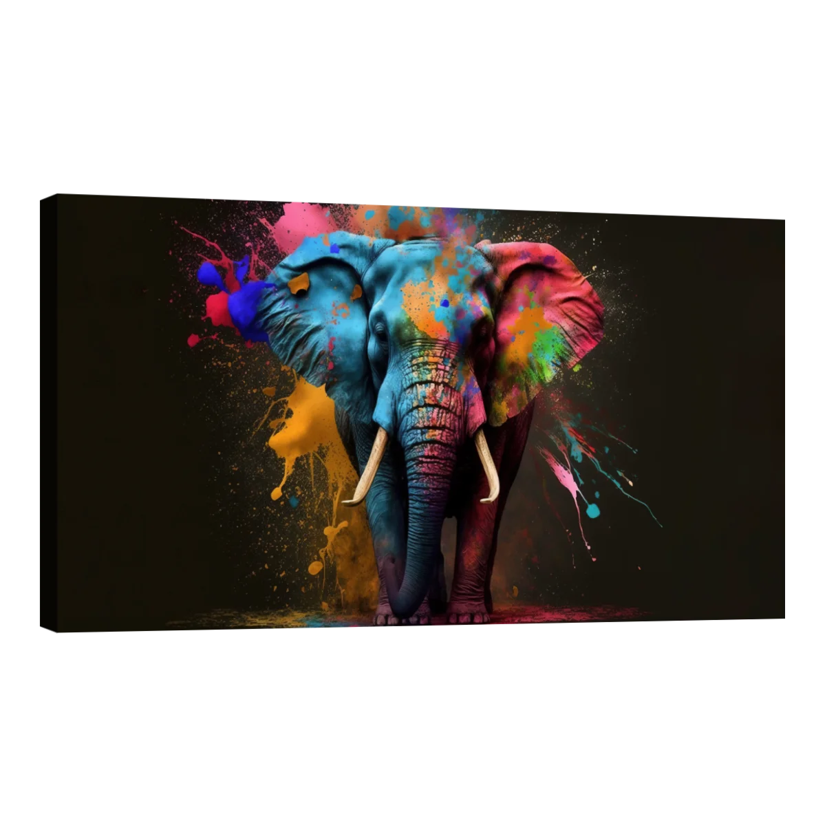 Elefante Feliz Colorido