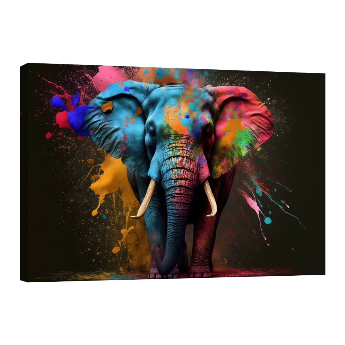 Elefante Feliz Colorido