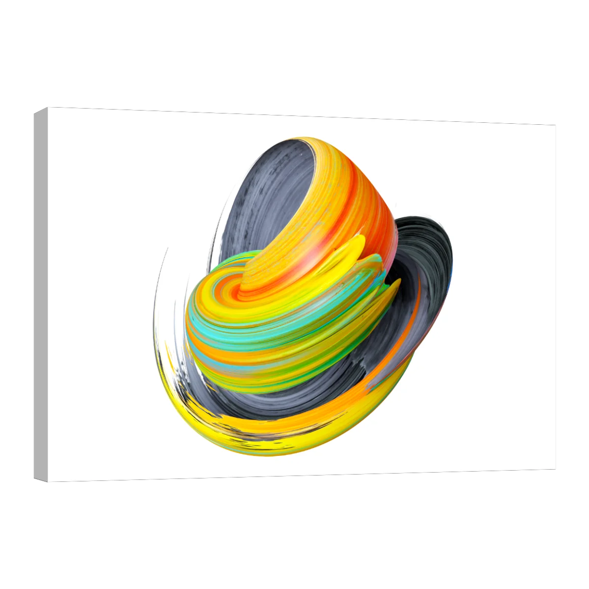Multicolor Brush Stroke