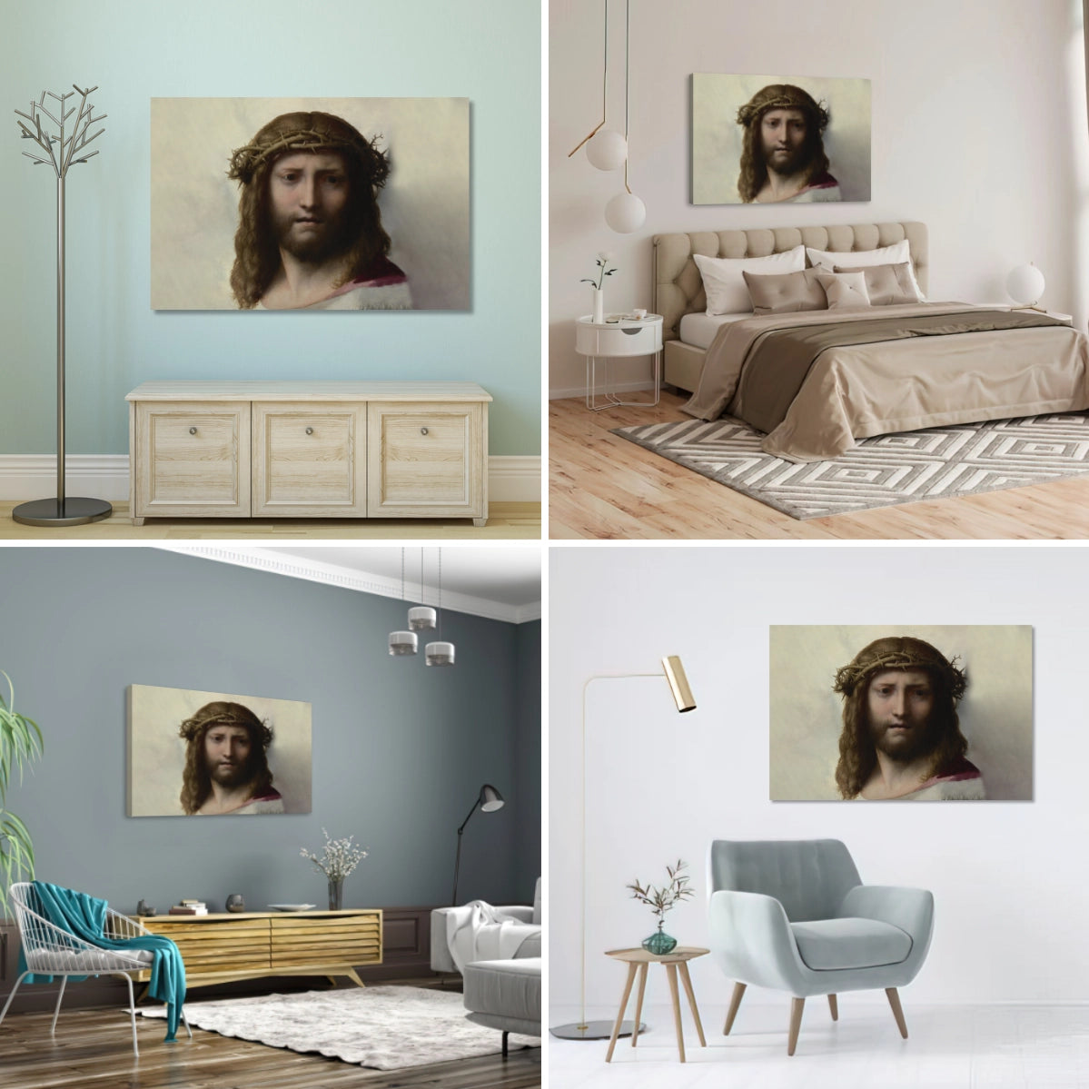 Cabeza de Cristo Por Correggio