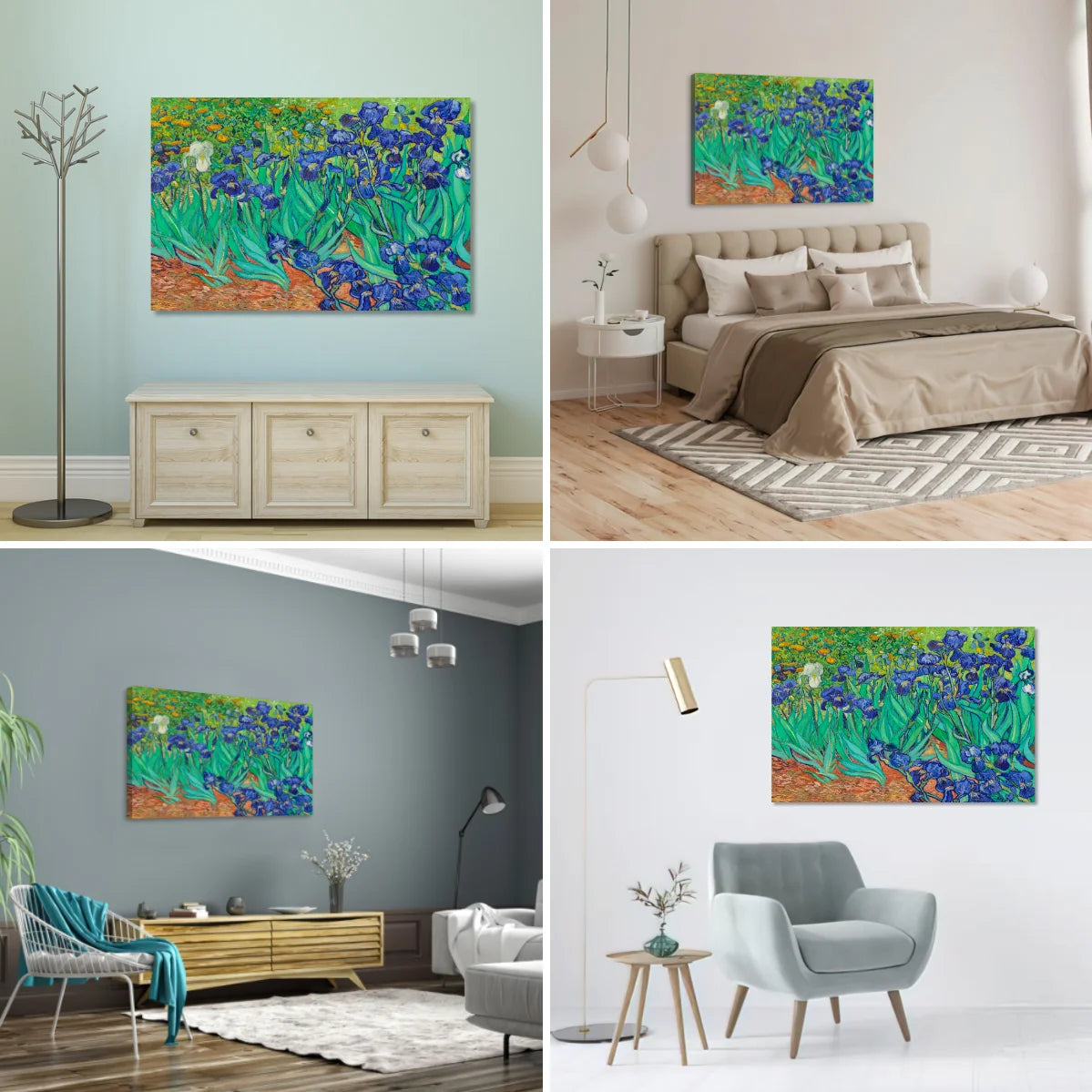 Arte Lirios Por Vincent Van Gogh