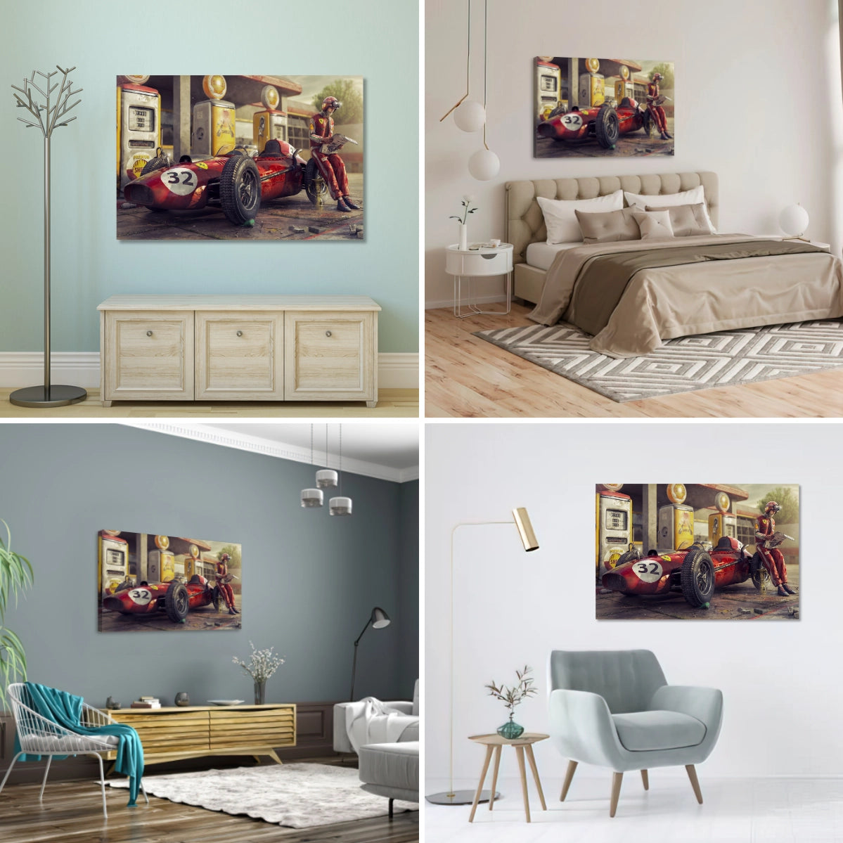 Ferrari F1 Estacion De Gas