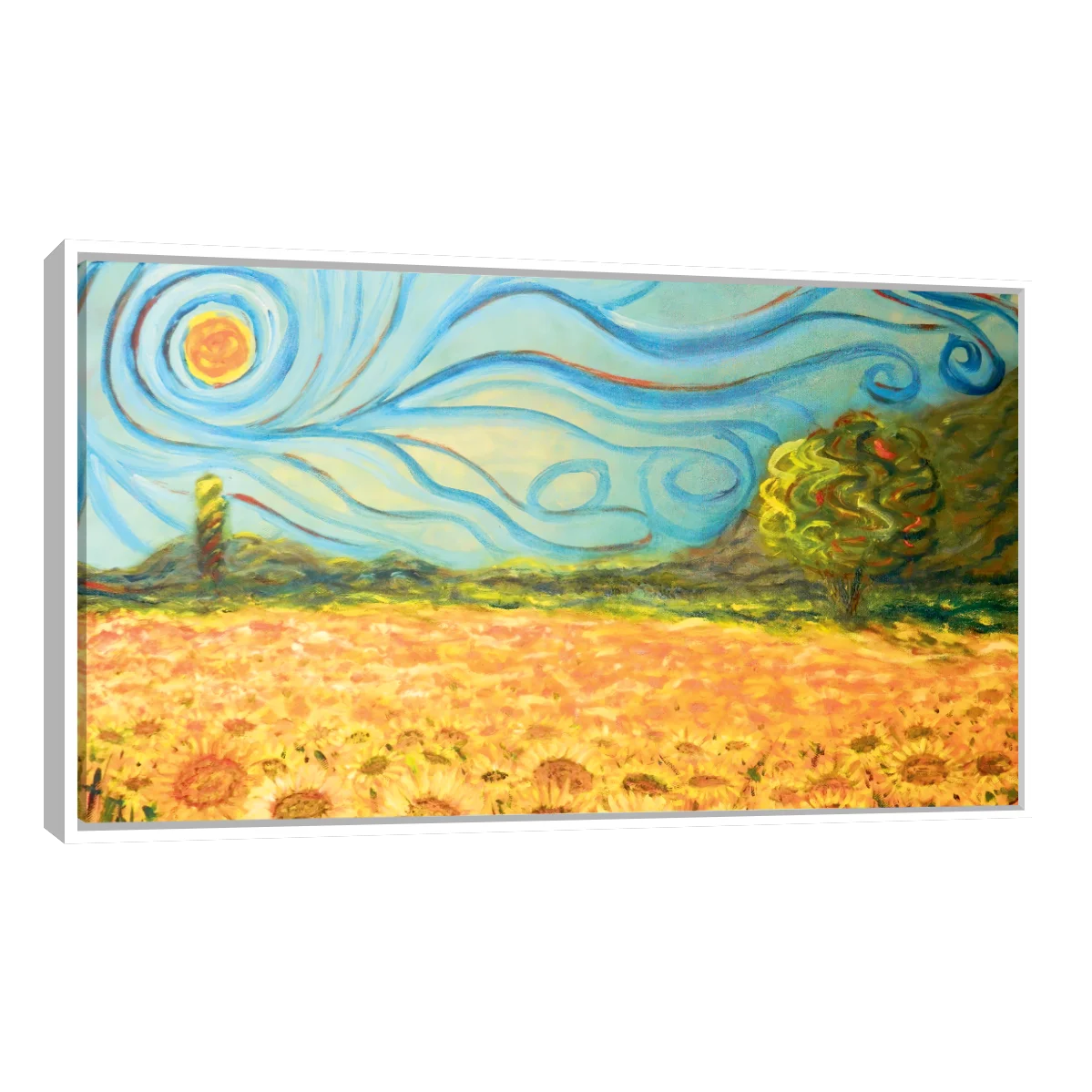 Cuadro Canvas Arte Campo De Girasoles Por Vincent Van Gogh