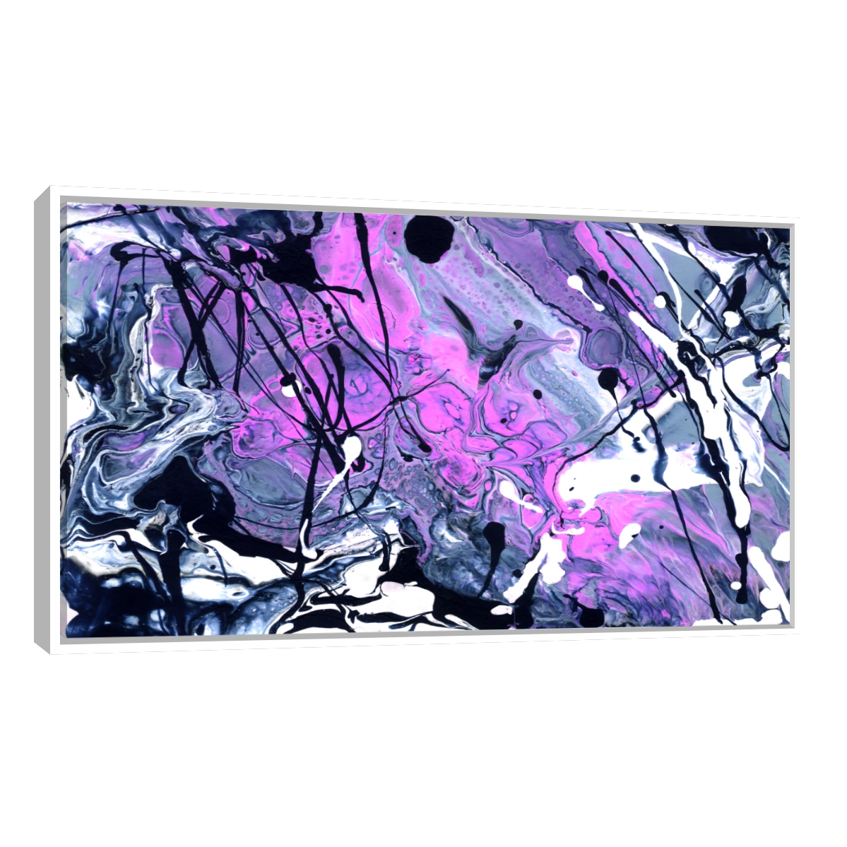 Salpicaduras en Morado