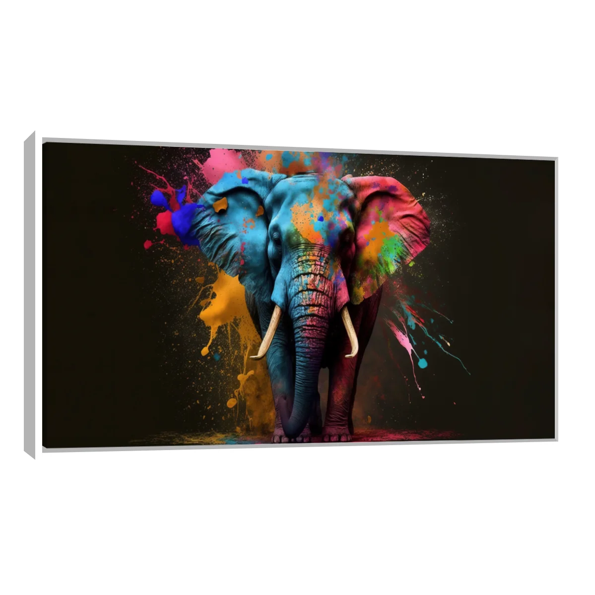 Elefante Feliz Colorido