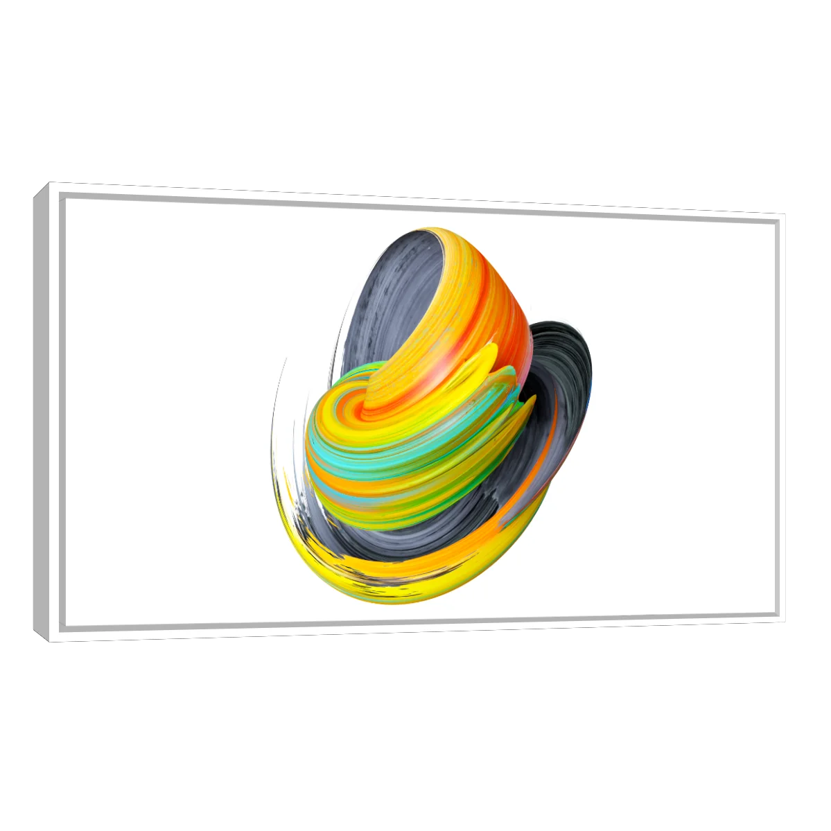 Multicolor Brush Stroke