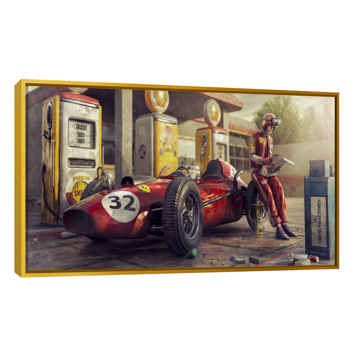 Ferrari F1 Estacion De Gas