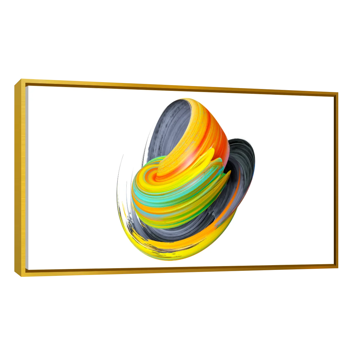 Multicolor Brush Stroke