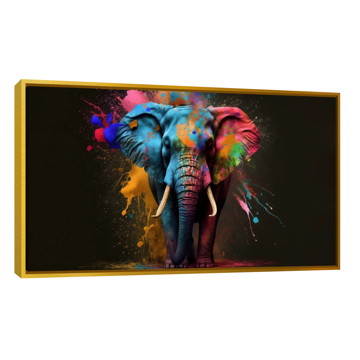 Elefante Feliz Colorido