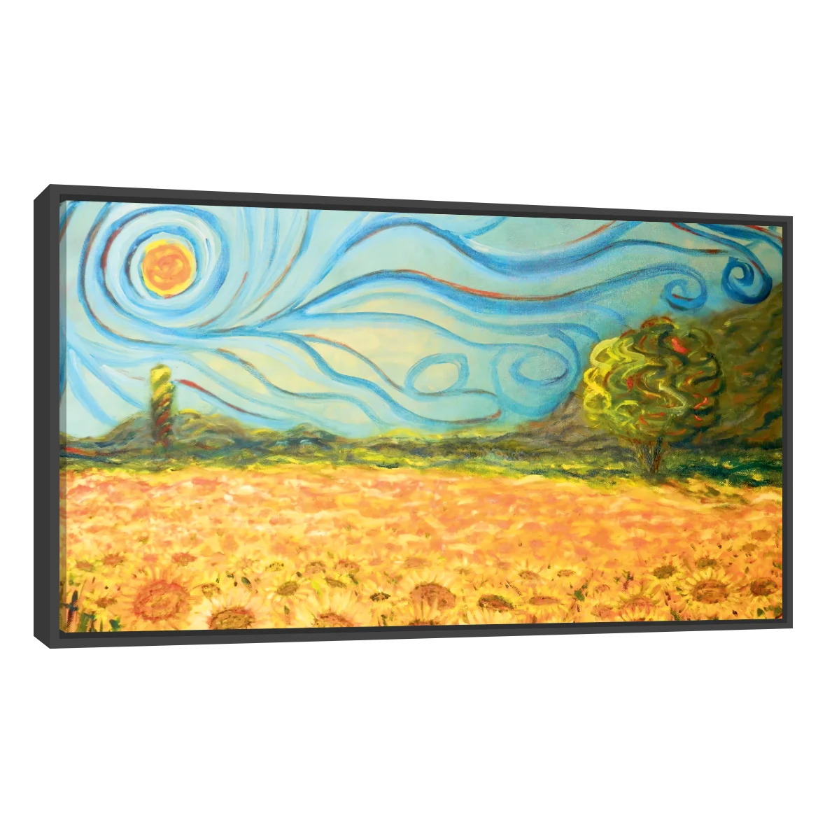 Cuadro Canvas Arte Campo De Girasoles Por Vincent Van Gogh