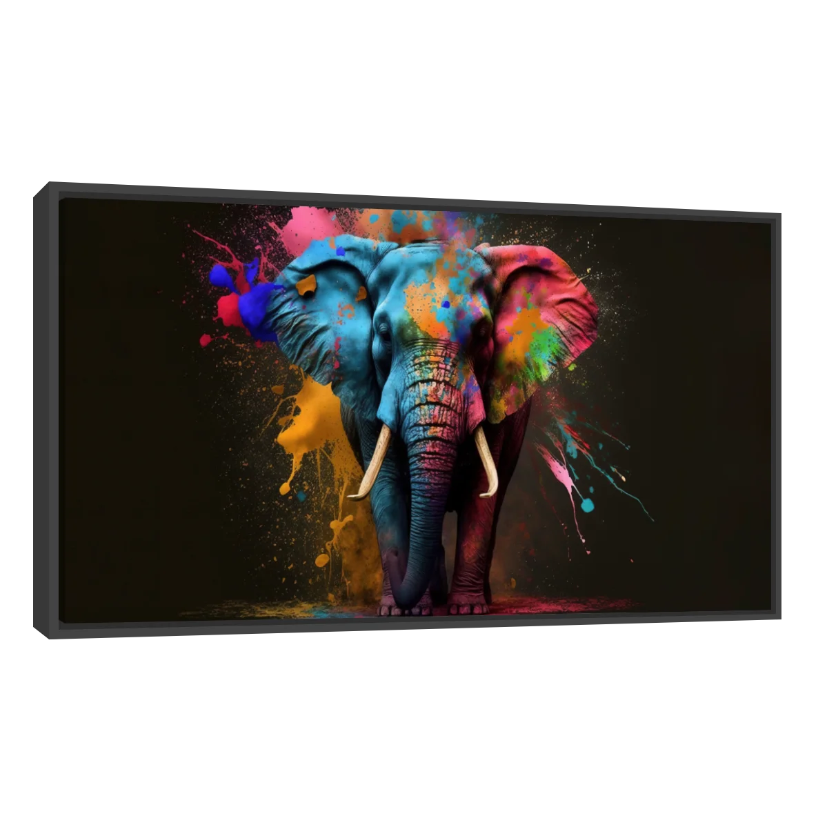 Elefante Feliz Colorido