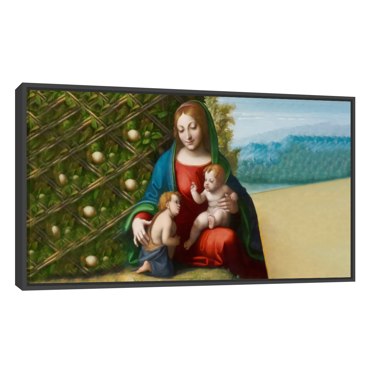 Virgen Y Niño Con EL Joven Juan Bautista