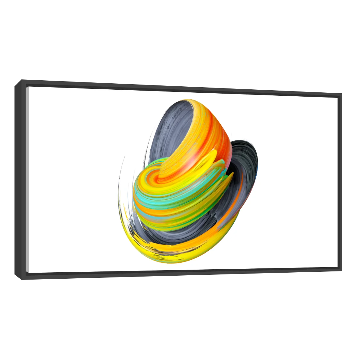Multicolor Brush Stroke