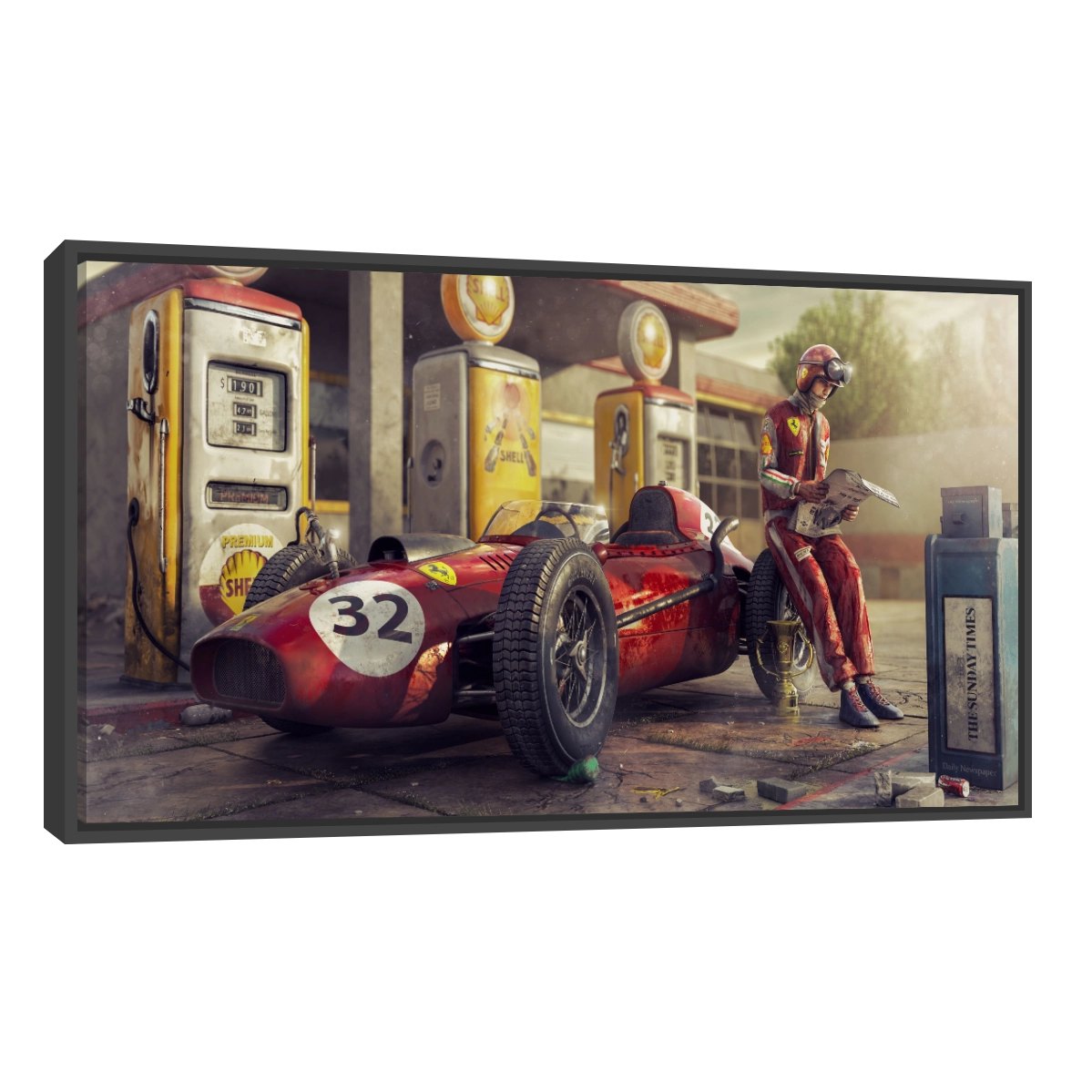 Ferrari F1 Estacion De Gas