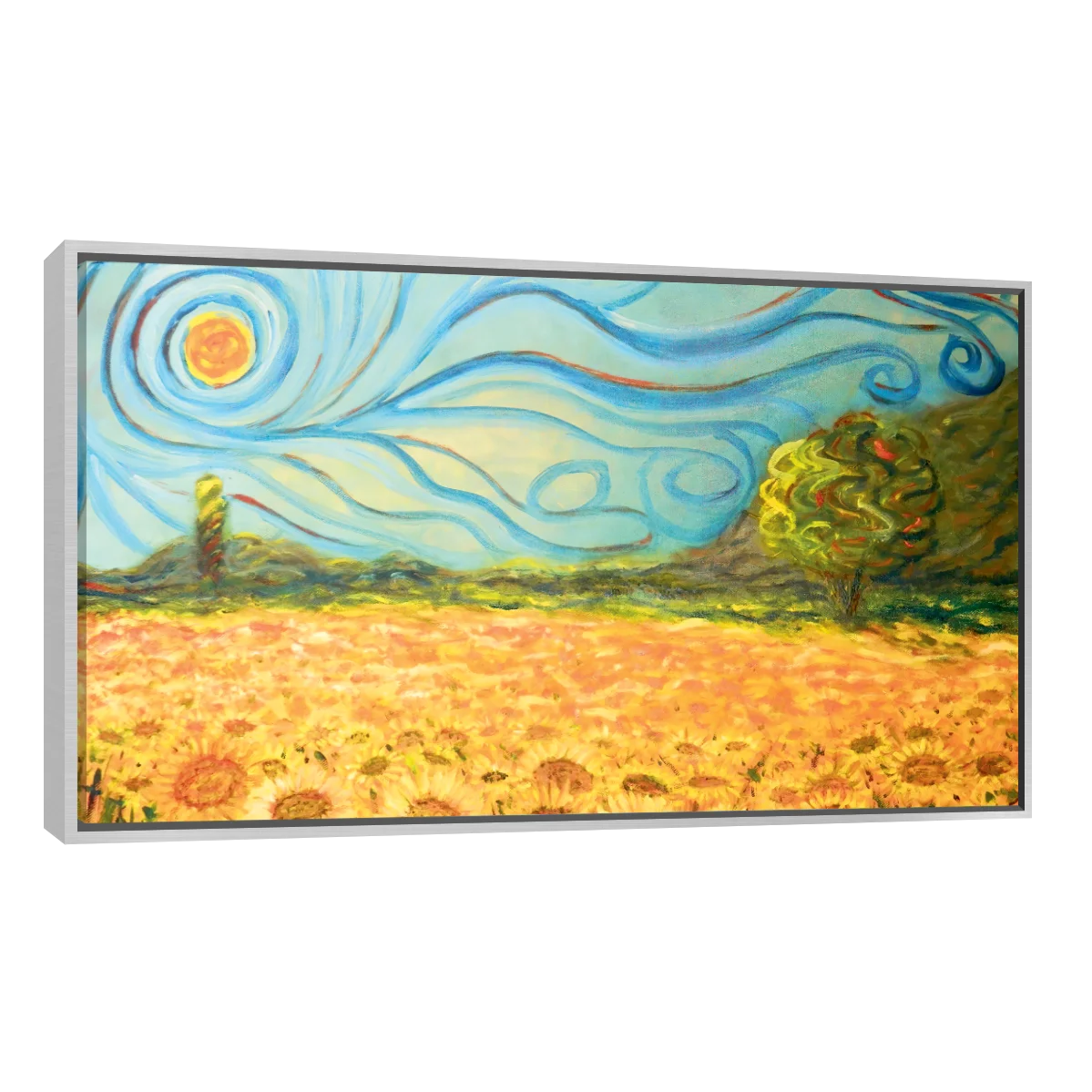 Cuadro Canvas Arte Campo De Girasoles Por Vincent Van Gogh