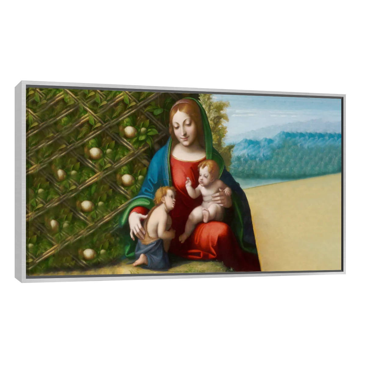 Virgen Y Niño Con EL Joven Juan Bautista