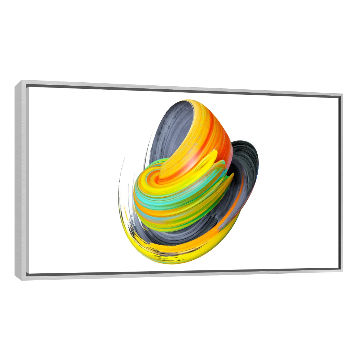 Multicolor Brush Stroke