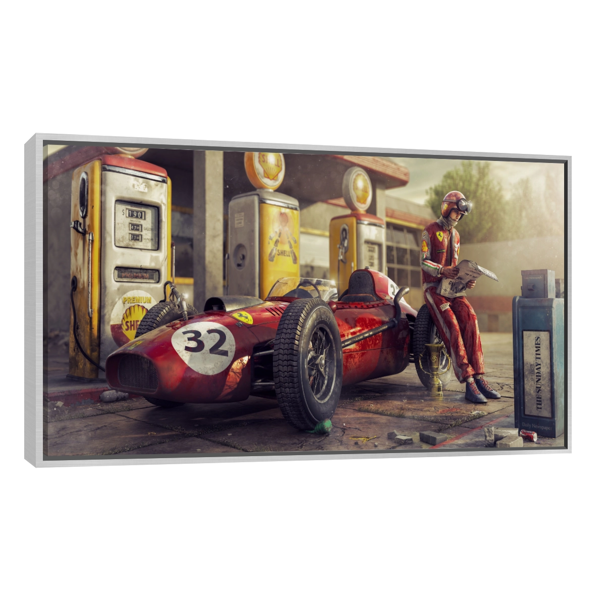 Ferrari F1 Estacion De Gas