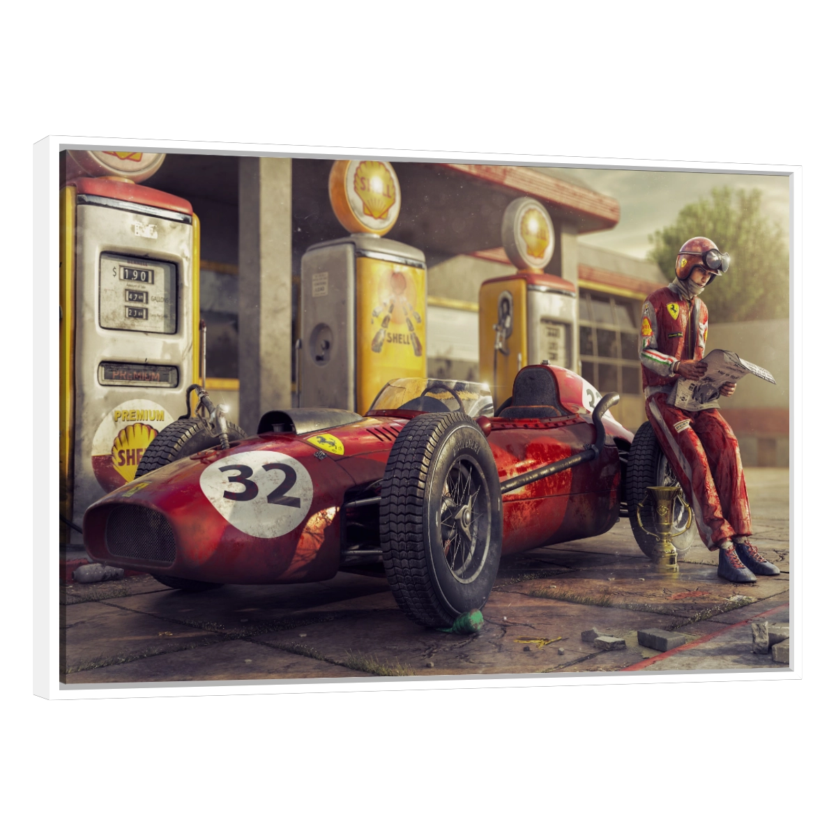 Ferrari F1 Estacion De Gas