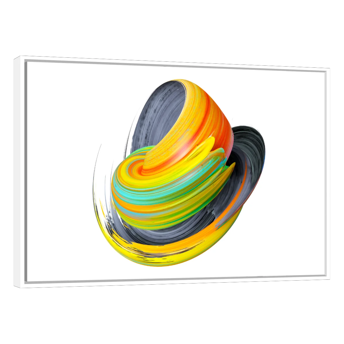 Multicolor Brush Stroke