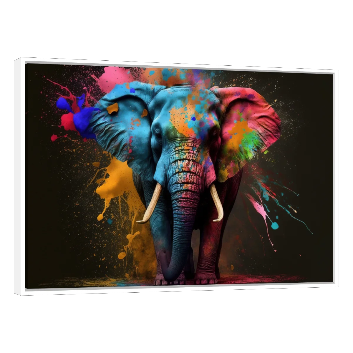 Elefante Feliz Colorido