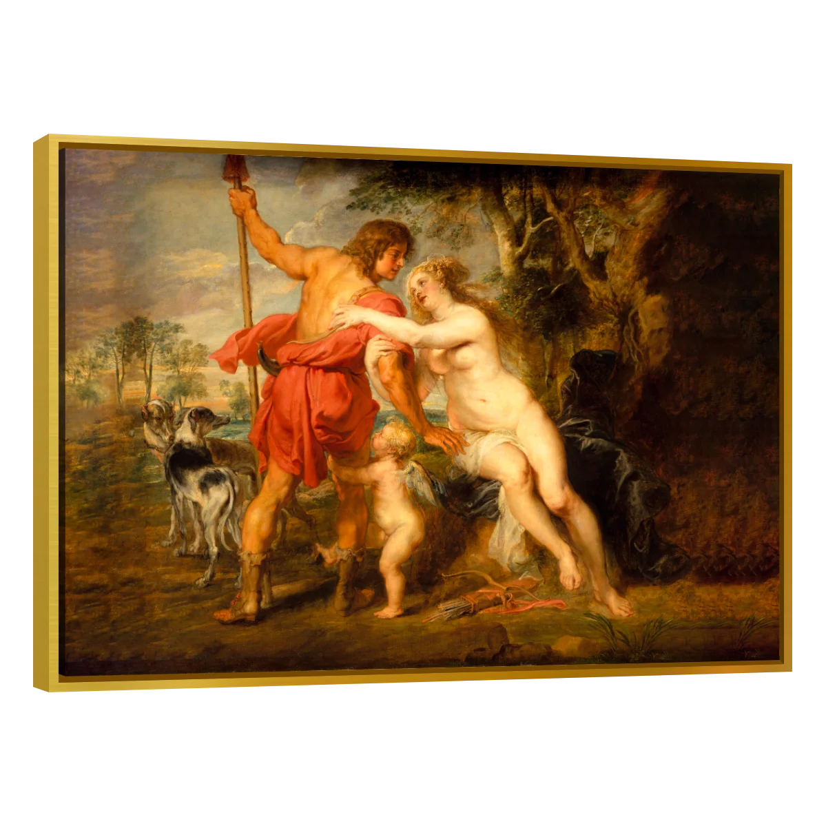 Venus Y Adonis Por Peter Paul Rubens