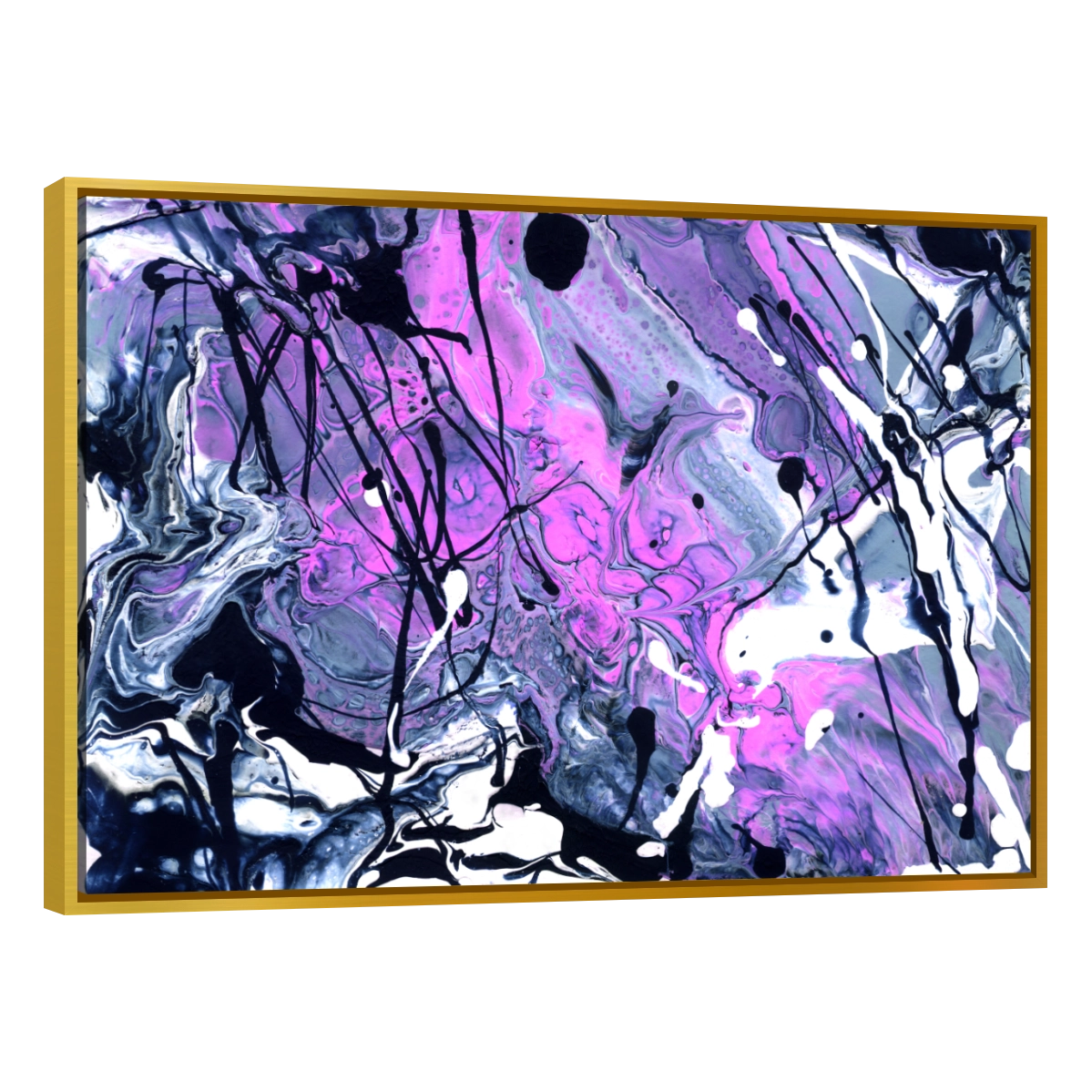 Salpicaduras en Morado