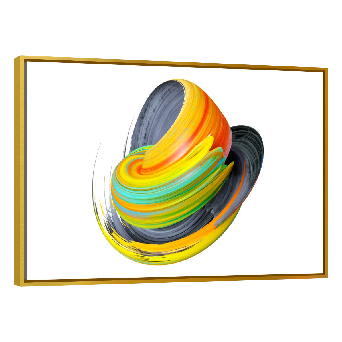 Multicolor Brush Stroke