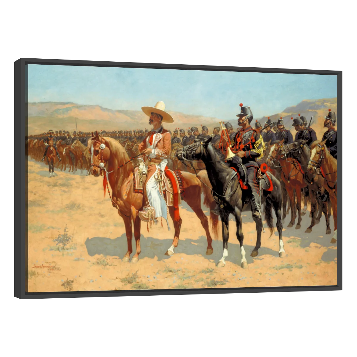 El Mayor Mexicano Por Frederic Remington