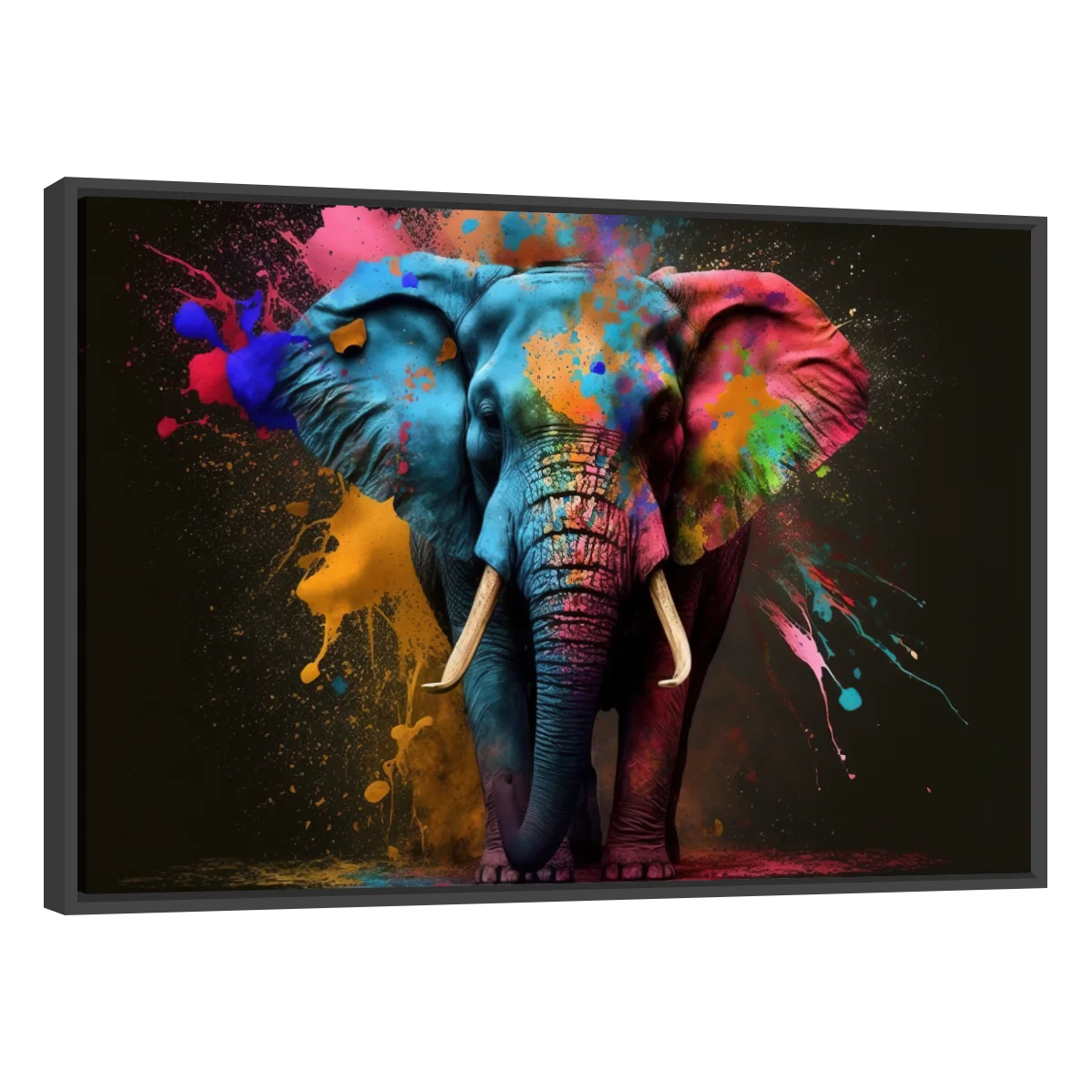 Elefante Feliz Colorido