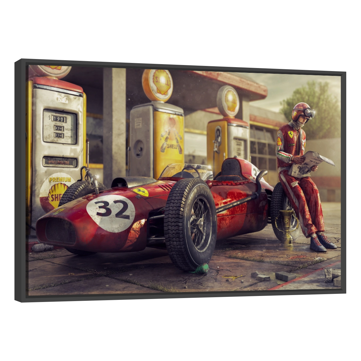 Ferrari F1 Estacion De Gas