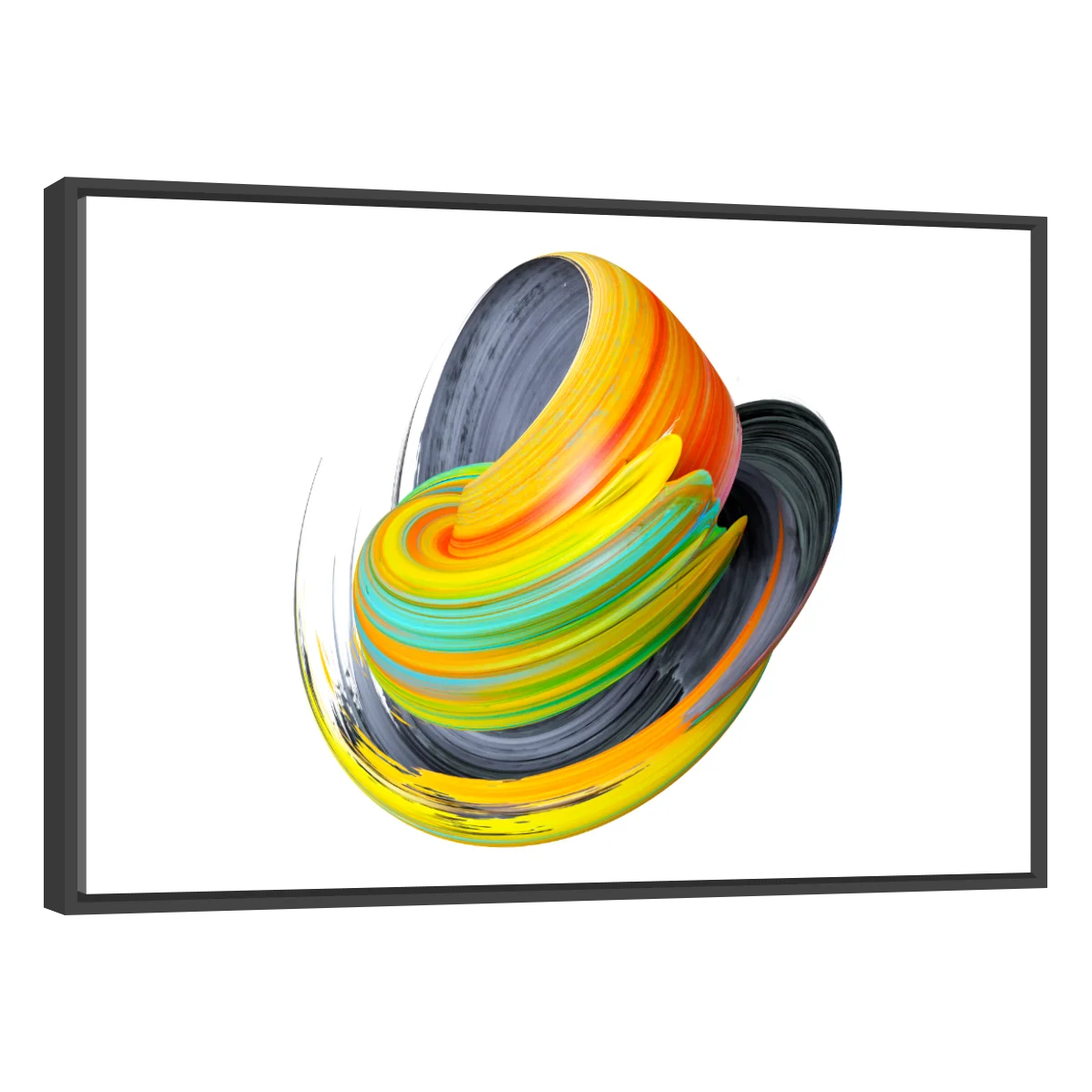 Multicolor Brush Stroke
