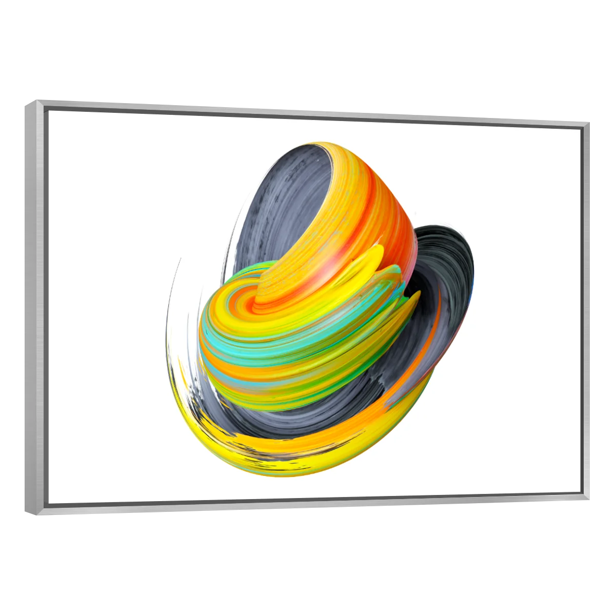 Multicolor Brush Stroke