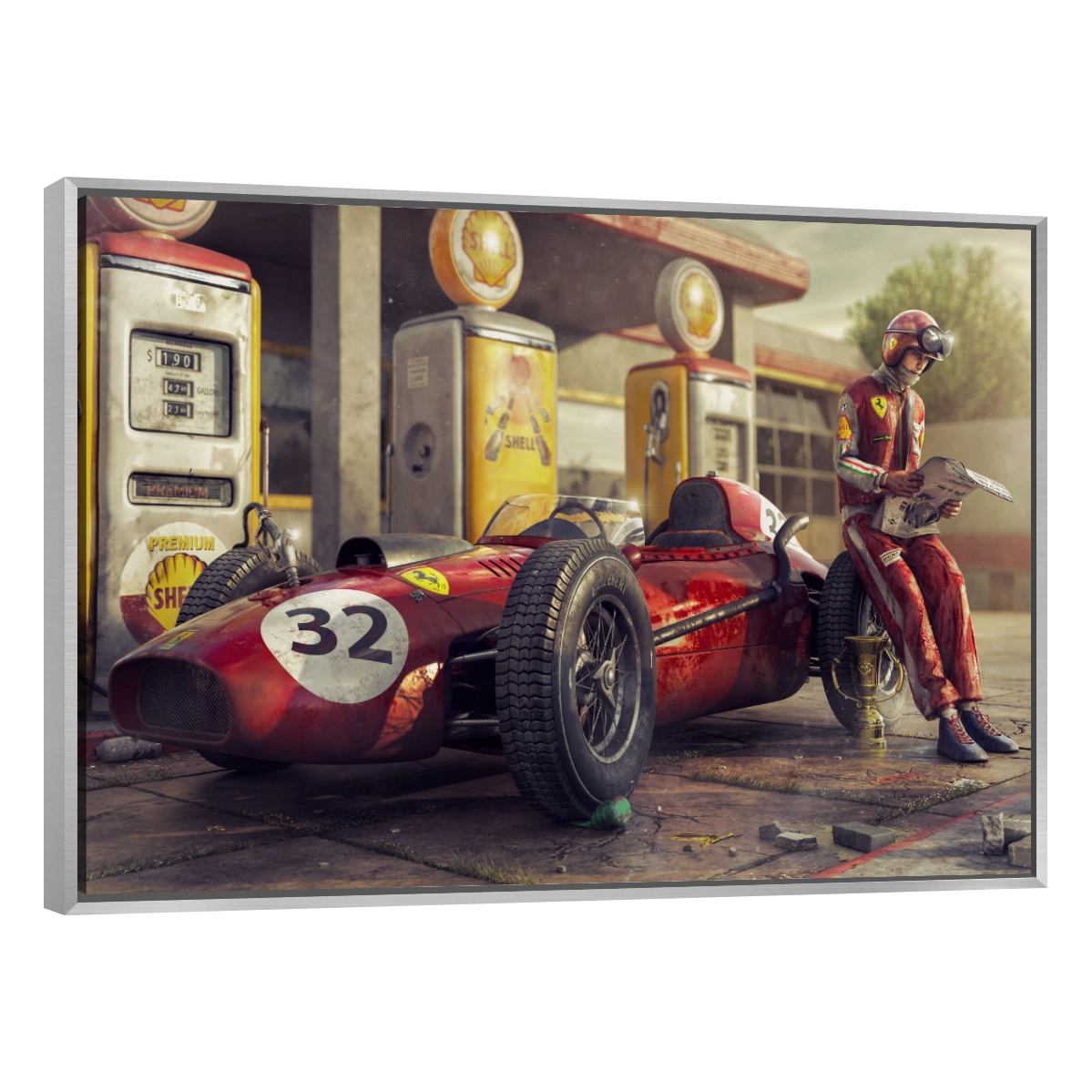 Ferrari F1 Estacion De Gas