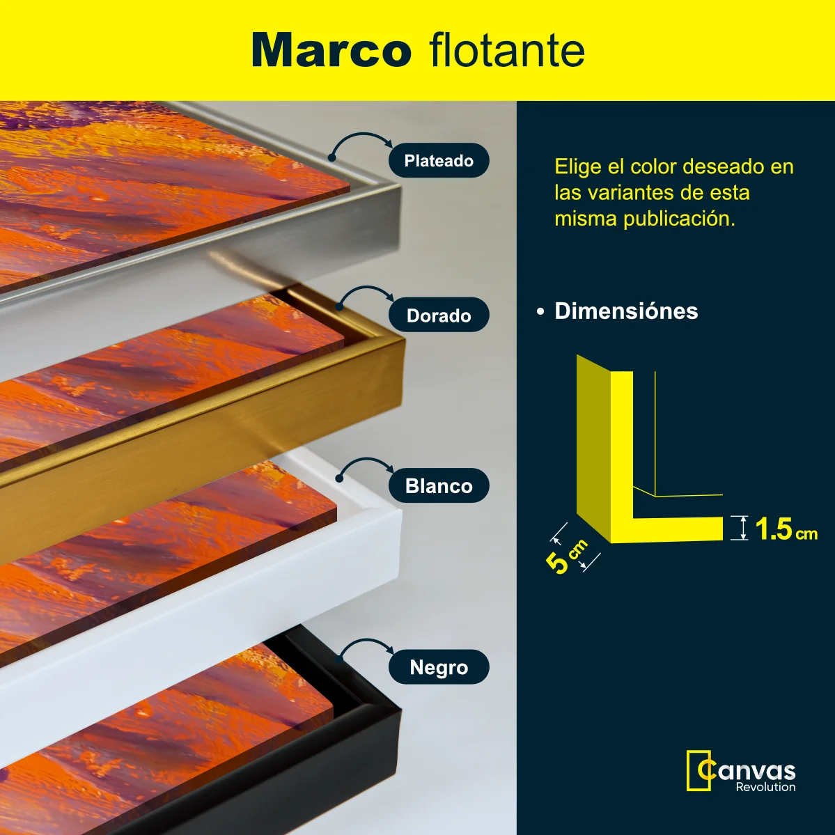 Brochazos Naranjas y Azules