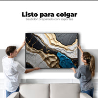 Cuadros Decorativos Canvas Revolution | Abstracto Dorado | Colgar