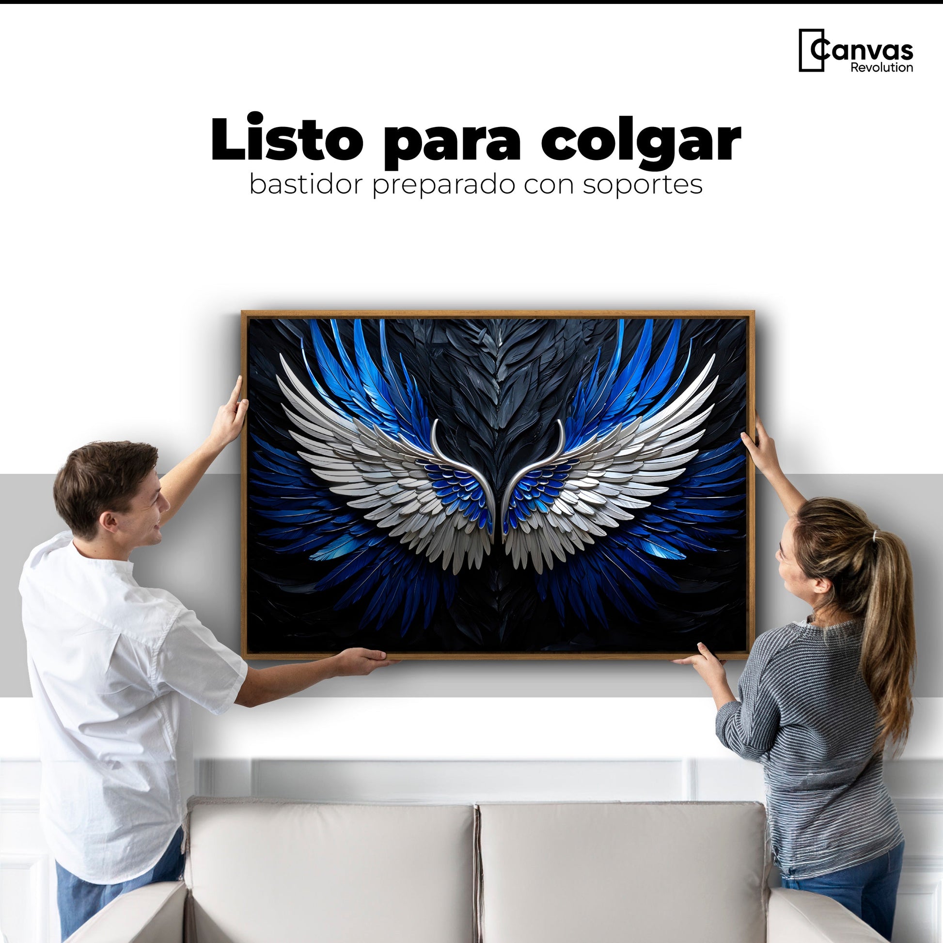 Cuadros Decorativos Canvas Revolution | Alas Angel Cosmico | Colgar