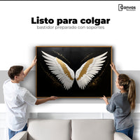 Cuadros Decorativos Canvas Revolution | Alas Angel Eleganza | Colgar