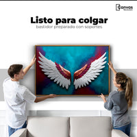 Cuadros Decorativos Canvas Revolution | Alas Angel Intenso | Colgar