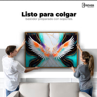 Cuadros Decorativos Canvas Revolution | Alas Angel Marmol | Colgar