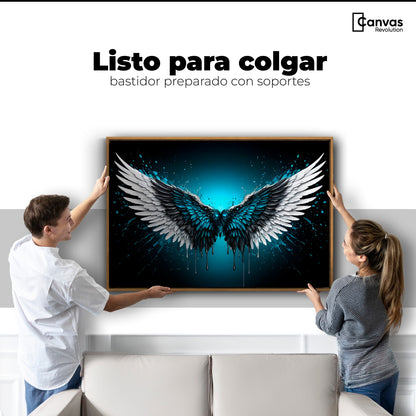 Cuadros Decorativos Canvas Revolution | Alas Angel Vuelo | Colgar