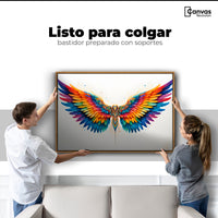 Cuadros Decorativos Canvas Revolution | Alas Color De Angel | Colgar