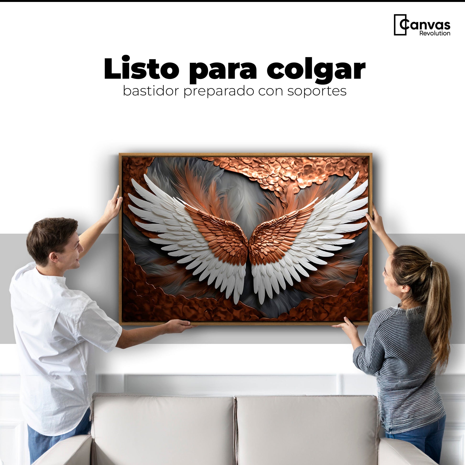 Cuadros Decorativos Canvas Revolution | Alas De Eternidad | Colgar