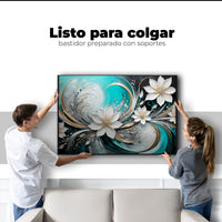 Cuadros Decorativos Canvas Revolution | Alma Flor Abstracto | Colgar