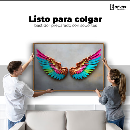 Cuadros Decorativos Canvas Revolution | Angel Resplandor | Colgar