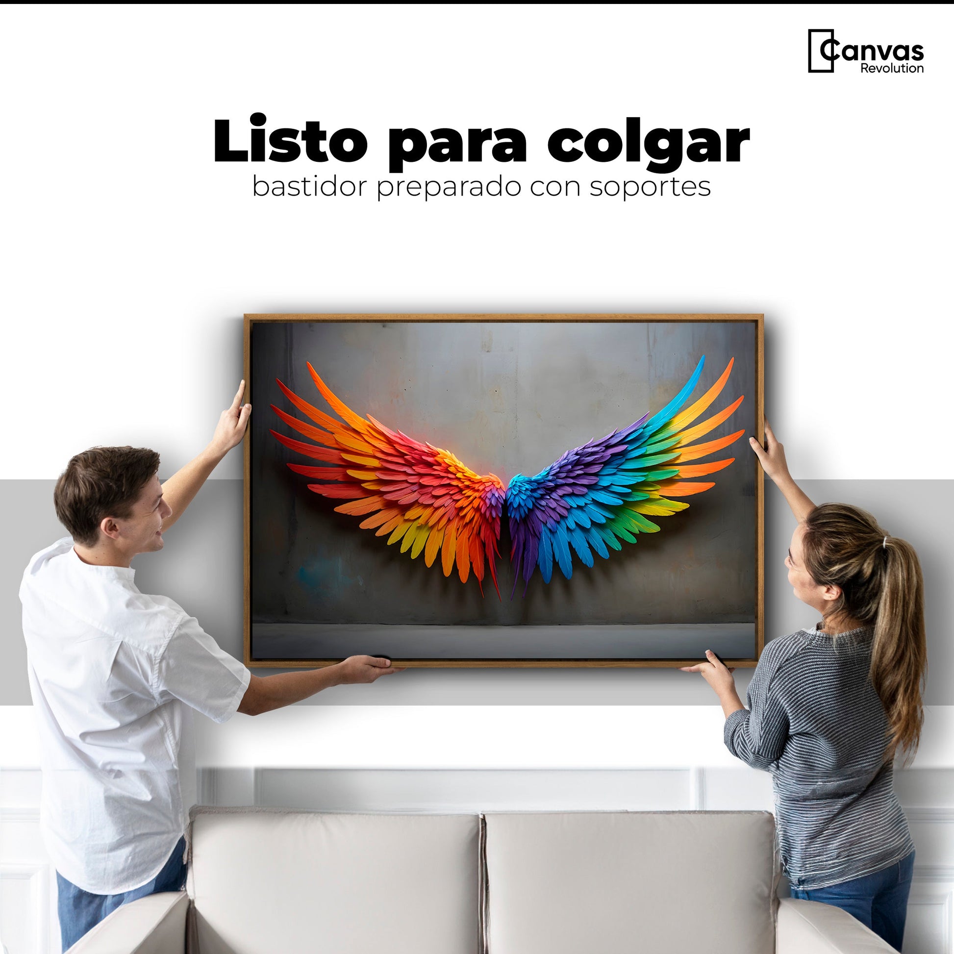 Cuadros Decorativos Canvas Revolution | Angel Vuelo Sutil | Colgar