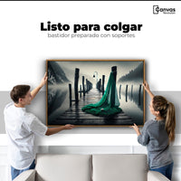 Cuadros Decorativos Canvas Revolution | Aqua En El Muelle | Colgar
