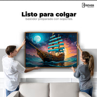 Cuadros Decorativos Canvas Revolution | Barco Mar Profundo | Colgar