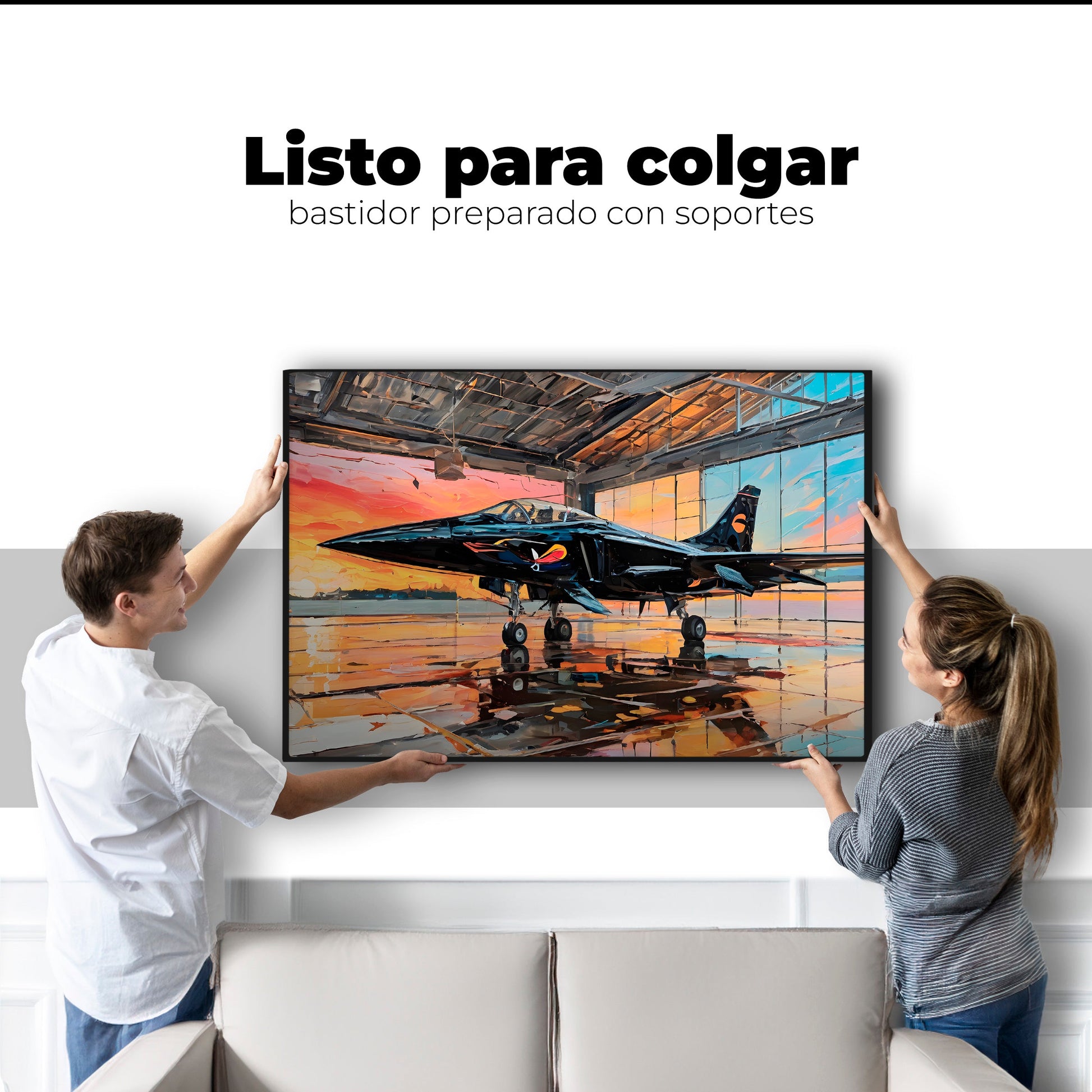 Cuadros Decorativos Canvas Revolution | Base Aerea Ocaso | Colgar