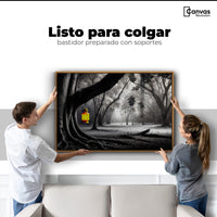 Cuadros Decorativos Canvas Revolution | Bosque Iluminado | Colgar